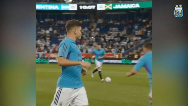 Behind the scenes: Messi's brace secure Argentina victory against Jamaica